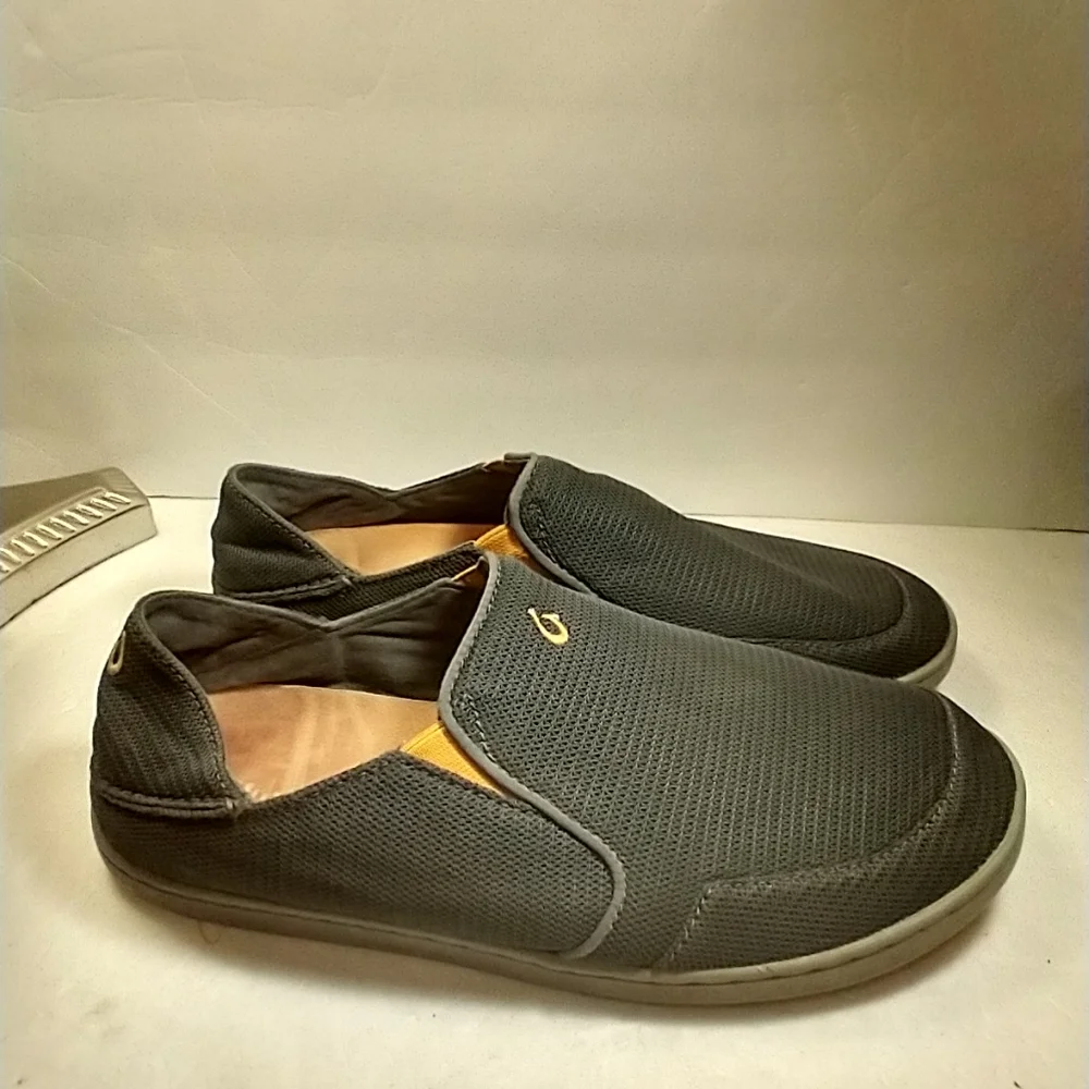 Olukai Nohea Mesh Slip On Boat Loafers Shoes Men's sz 10.5.